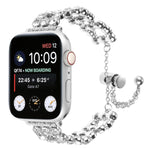 Cinturino per orologio con cinturino in metallo con strass, For Apple Watch 42mm, For Apple Watch 38mm