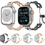 Cinturino per orologio con cinturino in metallo con strass, For Apple Watch Series 8 41mm, For Apple Watch Series 8 45mm, For Apple Watch SE 2022 40mm, For Apple Watch SE 2022 44mm, For Apple Watch Series 7 41mm, For Apple Watch Series 7 45mm