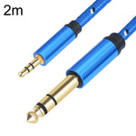 Cavo audio 3,5 mm maschio a 6,35 mm maschio 1-3 metri