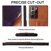 Custodia portafoglio Fierre Shann con slot carte e supporto