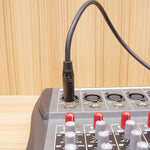 Cavo microfono 6,35 mm TRS maschio a XLR maschio 3 pin
