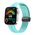 Cinturino per orologio in silicone con fibbia nera pieghevole magnetico, For Huawei Watch Fit3