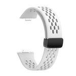 Cinturino per orologio in silicone con fibbia nera pieghevole magnetica stile foro, For Huawei Watch Fit 5 / Fit 5 Pro / Fit 4