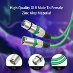 Cavo audio XLR 3 pin maschio-femmina 1 m set 10 pezzi