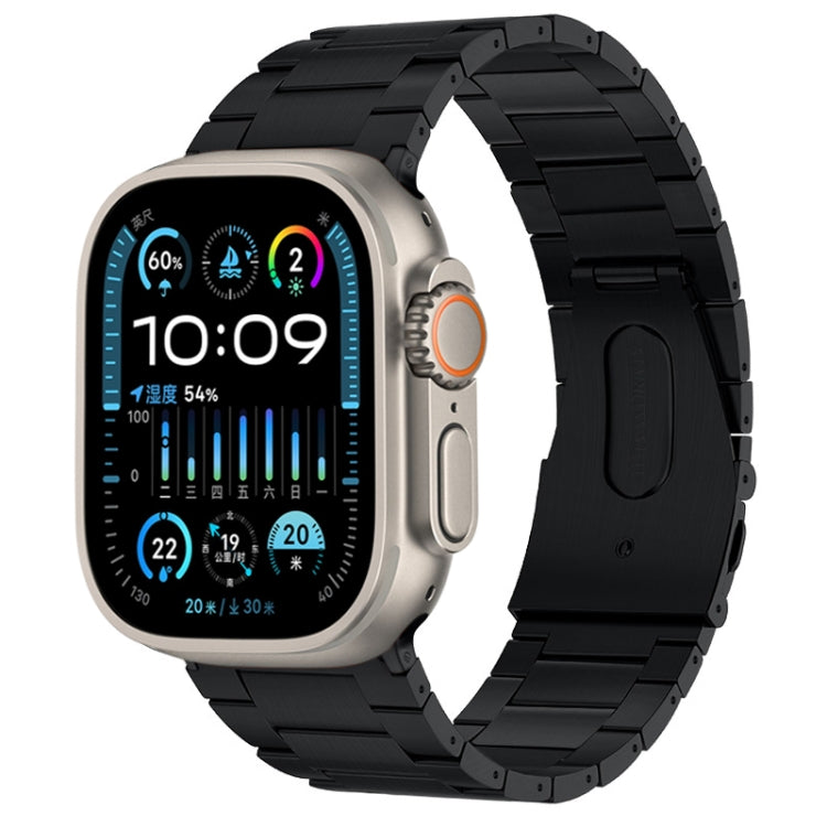 Cinturino per orologio in metallo titanio con sporgenza a tre sfere PG63, For Apple Watch Series 10 46mm, For Apple Watch Series 10 42mm, For Apple Watch SE 2023 44mm, For Apple Watch SE 2023 40mm, For Apple Watch Ultra 2 49mm                          ...
