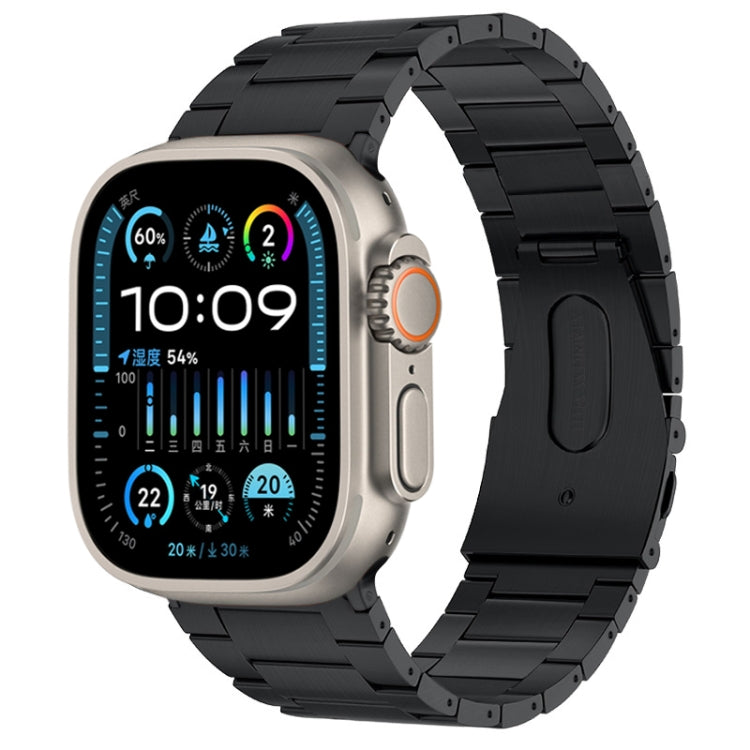 Cinturino per orologio in metallo titanio con sporgenza a tre sfere PG63, For Apple Watch Series 10 46mm, For Apple Watch Series 10 42mm, For Apple Watch SE 2023 44mm, For Apple Watch SE 2023 40mm, For Apple Watch Ultra 2 49mm                          ...