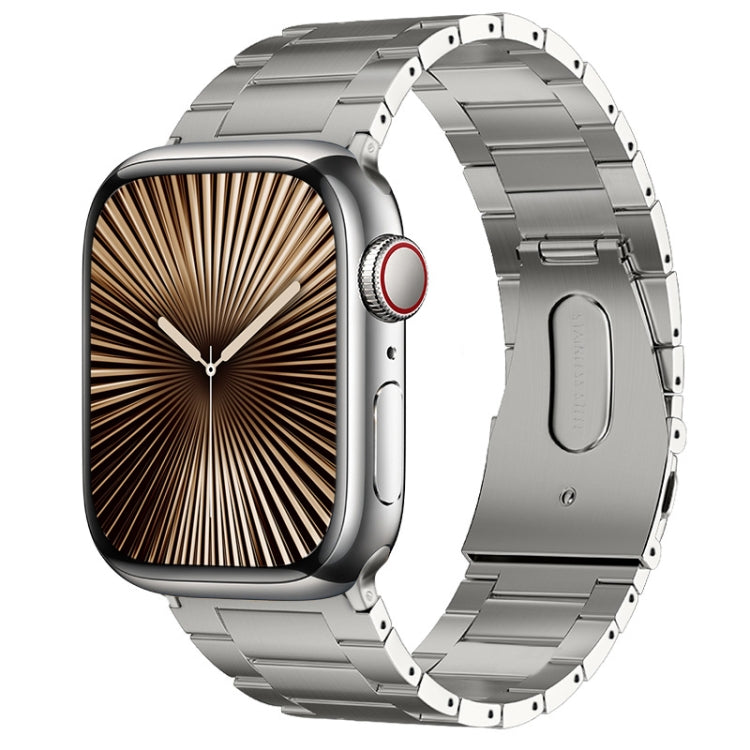 Cinturino per orologio in metallo titanio con sporgenza a tre sfere PG63, For Apple Watch Series 10 46mm, For Apple Watch Series 10 42mm, For Apple Watch SE 2023 44mm, For Apple Watch SE 2023 40mm, For Apple Watch Ultra 2 49mm                          ...
