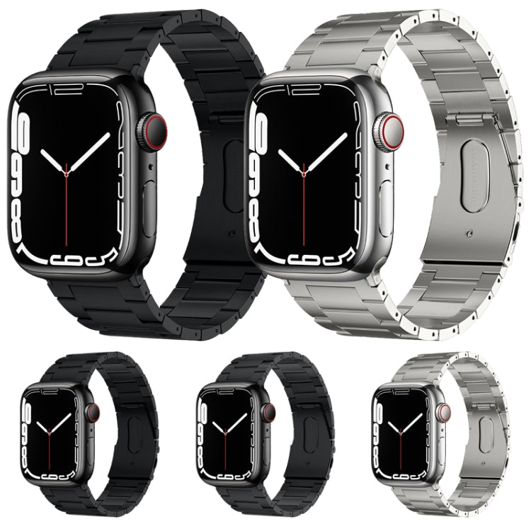 Cinturino per orologio in metallo titanio con sporgenza a tre sfere PG63, For Apple Watch Series 6 40mm, For Apple Watch Series 6 44mm, For Apple Watch Series 5 44mm, For Apple Watch Series 5 40mm, For Apple Watch Series 4 44mm                         ...