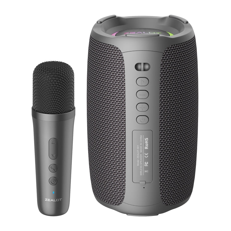 Altoparlante wireless karaoke con luce RGB Zealot S61M