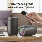 Altoparlante wireless per karaoke con luce ritmica RGB Zealot S61M, Single Mic, Dual Mic