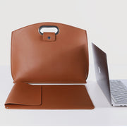 Borsa interna impermeabile in PU per laptop da 12-14 pollici