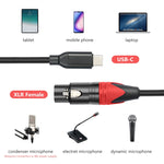 Cavo audio Tipo C maschio a XLR femmina per microfono