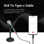 Cavo audio Tipo C maschio a XLR femmina per microfono