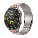 Cinturino per orologio in acciaio inossidabile con doppia fibbia di sicurezza, 22mm