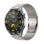 Cinturino per orologio in acciaio inossidabile con doppia fibbia di sicurezza, 22mm