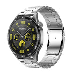 Cinturino per orologio in acciaio inossidabile con doppia fibbia di sicurezza, 22mm