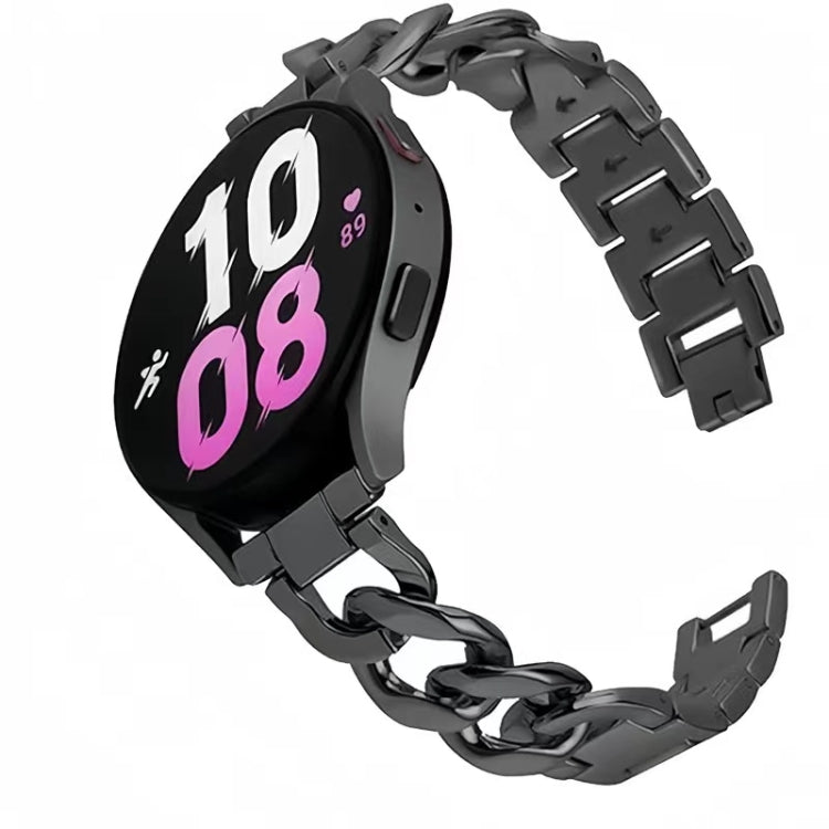 Cinturino per orologio in metallo con catena di jeans, 18mm