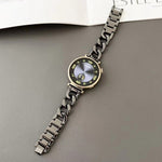 Cinturino per orologio in metallo con catena di jeans, 18mm