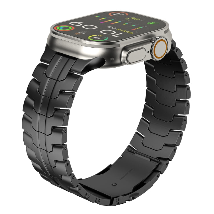 Cinturino per orologio in acciaio al titanio con fibbia a doppia chiusura, For Apple Watch Series 8 41mm, For Apple Watch Series 8 45mm, For Apple Watch SE 2022 40mm, For Apple Watch SE 2022 44mm, For Apple Watch Series 7 41mm                          ...