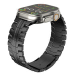 Cinturino per orologio in acciaio al titanio con fibbia a doppia chiusura, For Apple Watch Series 4 44mm, For Apple Watch Series 4 40mm, For Apple Watch Series 3 38mm, For Apple Watch Series 3 42mm, For Apple Watch Series 2 42mm                        ...