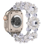 Cinturino per orologio con bracciale in pietre preziose e perline, For Apple Watch SE 2023 44mm, For Apple Watch SE 2023 40mm, For Apple Watch Ultra 2 49mm, For Apple Watch Series 9 45mm, For Apple Watch Series 9 41mm, For Apple Watch Ultra 49mm