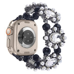 Cinturino per orologio con bracciale in pietre preziose e perline, For Apple Watch SE 2023 44mm, For Apple Watch SE 2023 40mm, For Apple Watch Ultra 2 49mm, For Apple Watch Series 9 45mm, For Apple Watch Series 9 41mm, For Apple Watch Ultra 49mm
