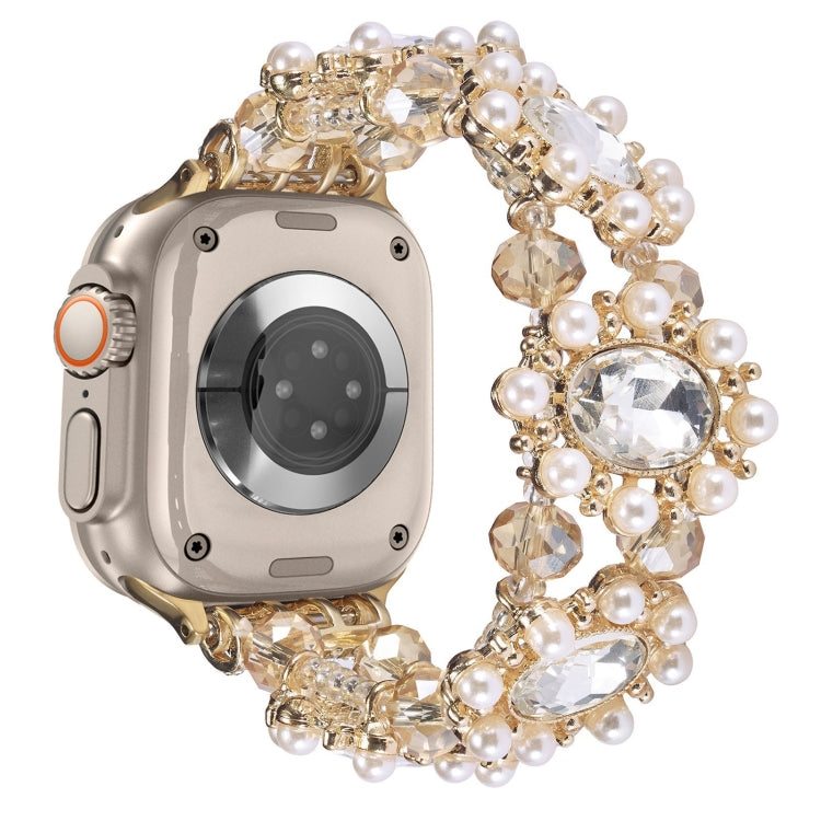 Cinturino per orologio con bracciale in pietre preziose e perline, For Apple Watch SE 2023 44mm, For Apple Watch SE 2023 40mm, For Apple Watch Ultra 2 49mm, For Apple Watch Series 9 45mm, For Apple Watch Series 9 41mm, For Apple Watch Ultra 49mm