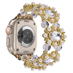 Cinturino per orologio con bracciale in pietre preziose e perline, For Apple Watch SE 2023 44mm, For Apple Watch SE 2023 40mm, For Apple Watch Ultra 2 49mm, For Apple Watch Series 9 45mm, For Apple Watch Series 9 41mm, For Apple Watch Ultra 49mm