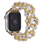 Cinturino per orologio con bracciale in pietre preziose e perline, For Apple Watch Series 8 41mm, For Apple Watch Series 8 45mm, For Apple Watch SE 2022 40mm, For Apple Watch SE 2022 44mm, For Apple Watch Series 7 41mm, For Apple Watch Series 7 45mm