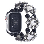 Cinturino per orologio con bracciale in pietre preziose e perline, For Apple Watch SE 40mm, For Apple Watch SE 44mm, For Apple Watch Series 6 40mm, For Apple Watch Series 6 44mm, For Apple Watch Series 5 44mm, For Apple Watch Series 5 40mm