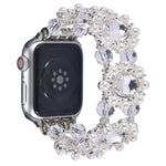 Cinturino per orologio con bracciale in pietre preziose e perline, For Apple Watch Series 4 44mm, For Apple Watch Series 4 40mm, For Apple Watch Series 3 38mm, For Apple Watch Series 3 42mm, For Apple Watch Series 2 42mm, For Apple Watch Series 2 38mm