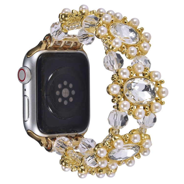Cinturino per orologio con bracciale in pietre preziose e perline, For Apple Watch 42mm, For Apple Watch 38mm