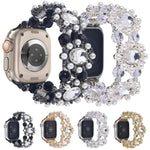 Cinturino per orologio con bracciale in pietre preziose e perline, For Apple Watch SE 2023 44mm, For Apple Watch SE 2023 40mm, For Apple Watch Ultra 2 49mm, For Apple Watch Series 9 45mm, For Apple Watch Series 9 41mm, For Apple Watch Ultra 49mm