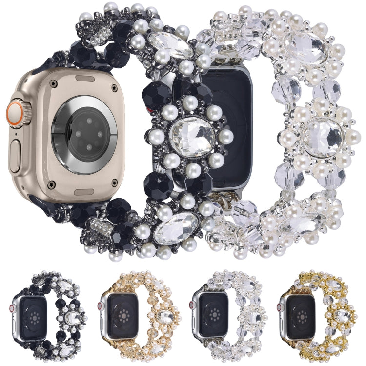 Cinturino per orologio con bracciale in pietre preziose e perline, For Apple Watch 42mm, For Apple Watch 38mm