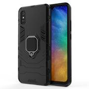 Custodia protettiva anticaduta per PC + TPU con supporto per anello magnetico, For Xiaomi Redmi 9A, For Xiaomi Redmi 9C, For Huawei Enjoy 20, For Huawei Maimang 9, For OPPO Realme C11