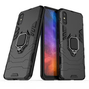 Custodia protettiva anticaduta per PC + TPU con supporto per anello magnetico, For Xiaomi Redmi 9A, For Xiaomi Redmi 9C, For Huawei Enjoy 20, For Huawei Maimang 9, For OPPO Realme C11