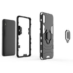 Custodia protettiva TPU con anello magnetico per smartphone compa