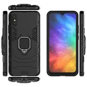 Custodia protettiva anticaduta per PC + TPU con supporto per anello magnetico, For Xiaomi Redmi 9A, For Xiaomi Redmi 9C, For Huawei Enjoy 20, For Huawei Maimang 9, For OPPO Realme C11