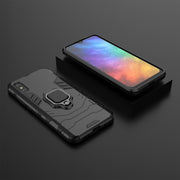 Custodia protettiva anticaduta per PC + TPU con supporto per anello magnetico, For Xiaomi Redmi 9A, For Xiaomi Redmi 9C, For Huawei Enjoy 20, For Huawei Maimang 9, For OPPO Realme C11
