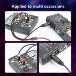 Cavo audio Y XLR femmina a doppio 6,35 mm TRS maschio