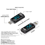 Adattatore ricarica digitale 35W e 140W per 8 Pin e Type-C