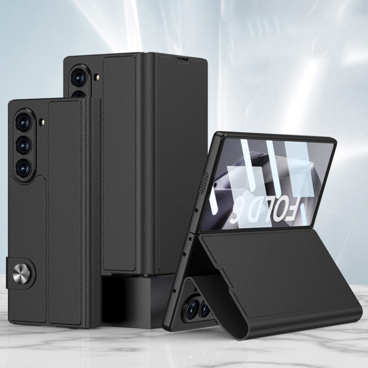 Custodia per telefono in pelle flip integrata GKK, For Galaxy Z Fold8 Ultra 5G, For Samsung Galaxy Z Fold7 5G, For Samsung Galaxy Z Fold6