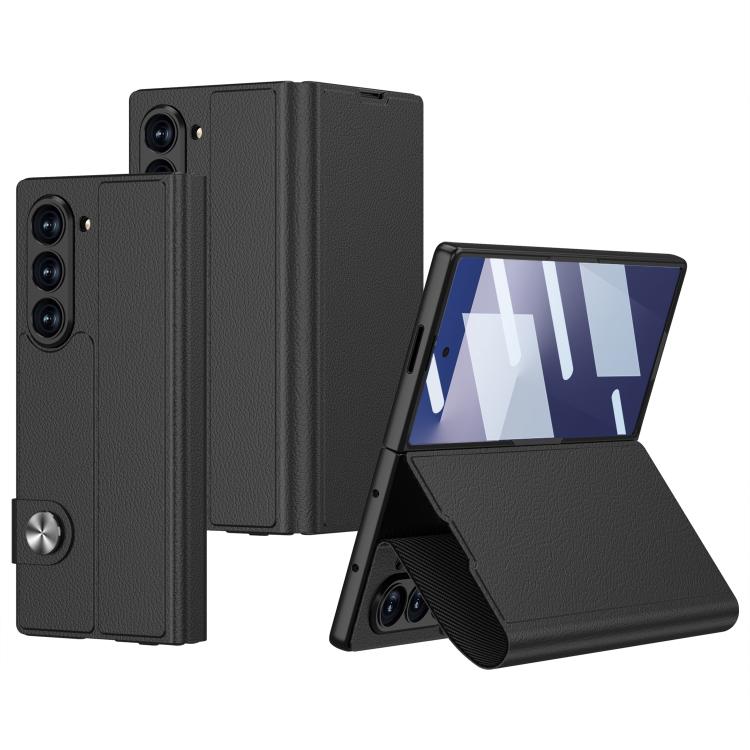 Custodia per telefono in pelle flip integrata GKK, For Galaxy Z Fold8 Ultra 5G, For Samsung Galaxy Z Fold7 5G, For Samsung Galaxy Z Fold6