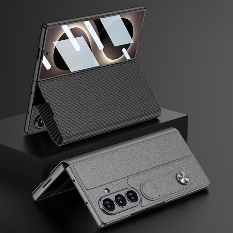 Custodia per telefono in pelle flip integrata GKK, For Galaxy Z Fold8 Ultra 5G, For Samsung Galaxy Z Fold7 5G, For Samsung Galaxy Z Fold6
