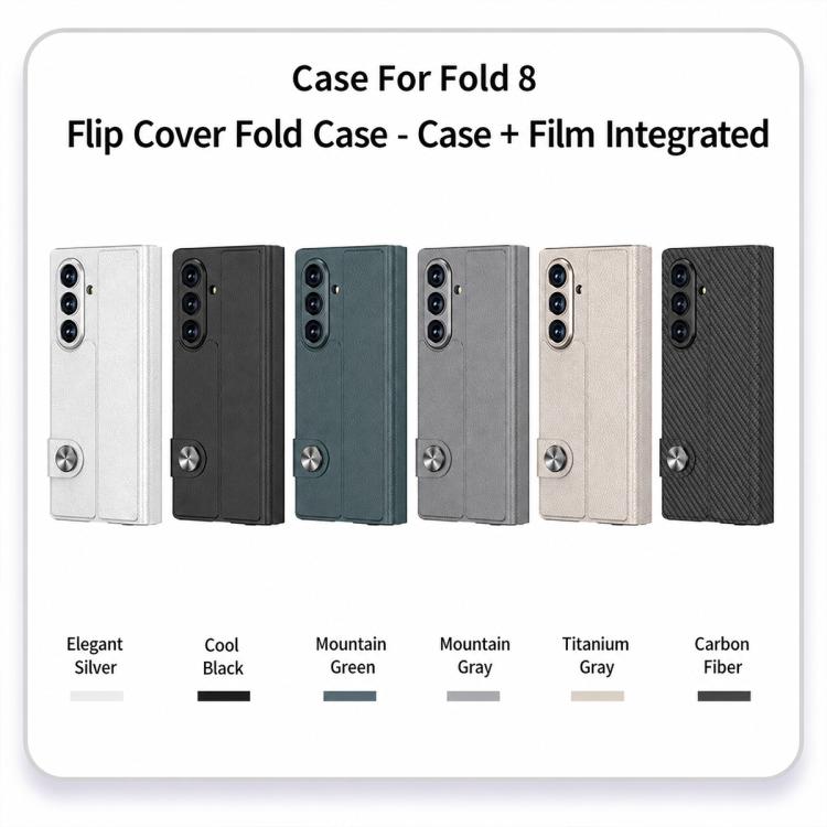 Custodia per telefono in pelle flip integrata GKK, For Galaxy Z Fold8 Ultra 5G, For Samsung Galaxy Z Fold7 5G, For Samsung Galaxy Z Fold6