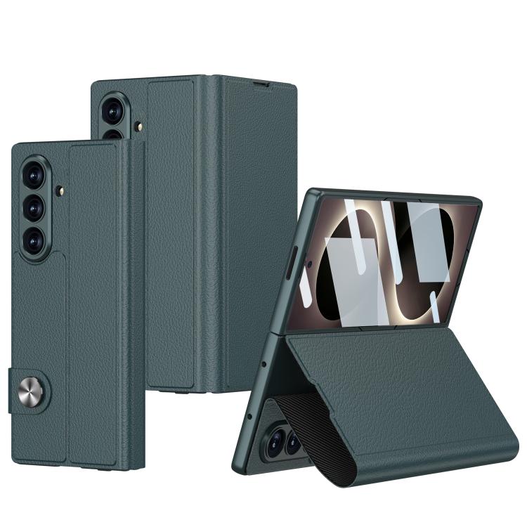 Custodia per telefono in pelle flip integrata GKK, For Galaxy Z Fold8 Ultra 5G, For Samsung Galaxy Z Fold7 5G, For Samsung Galaxy Z Fold6