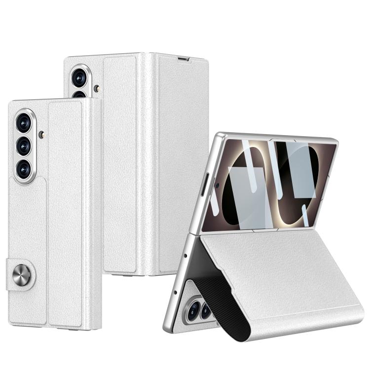 Custodia per telefono in pelle flip integrata GKK, For Galaxy Z Fold8 Ultra 5G, For Samsung Galaxy Z Fold7 5G, For Samsung Galaxy Z Fold6