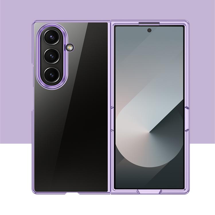 Custodia per telefono antiurto per PC galvanica 6D, For Galaxy Z Fold8 Ultra 5G, For Galaxy Z Flip8 5G, For Samsung Galaxy Z Flip7, For Samsung Galaxy Z Flip6