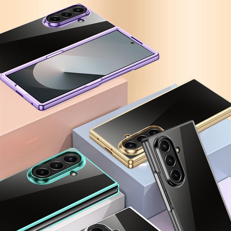 Custodia per telefono antiurto per PC galvanica 6D, For Galaxy Z Fold8 Ultra 5G, For Galaxy Z Flip8 5G, For Samsung Galaxy Z Flip7, For Samsung Galaxy Z Flip6