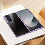 Custodia per telefono antiurto per PC galvanica 6D, For Galaxy Z Fold8 Ultra 5G, For Galaxy Z Flip8 5G, For Samsung Galaxy Z Flip7, For Samsung Galaxy Z Flip6